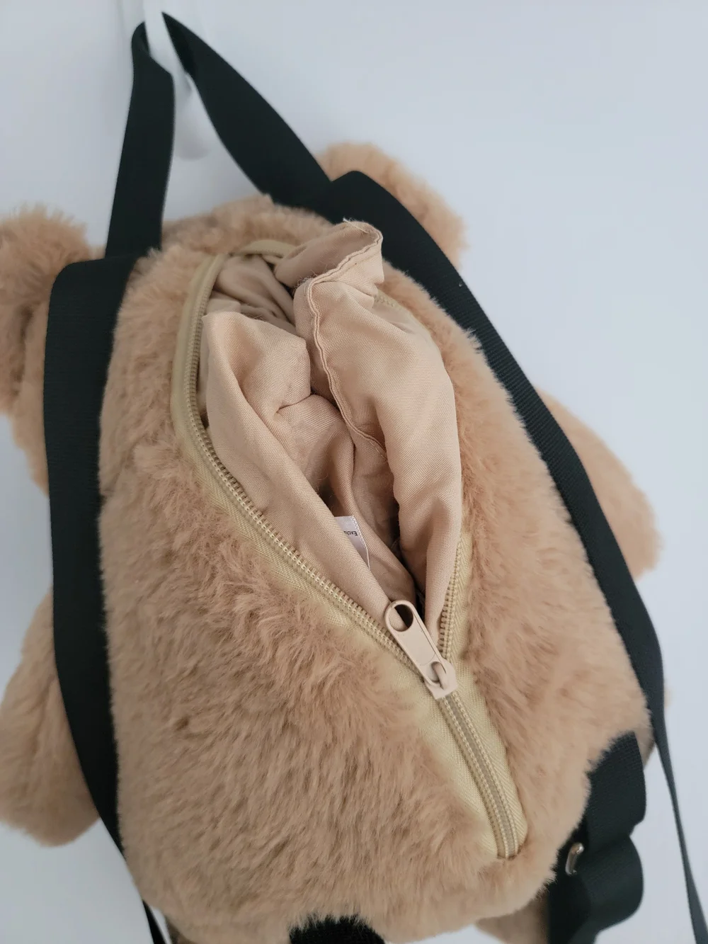 Plush Teddy Bear Backpack with Pink Patch Heart-Spirit Halloween